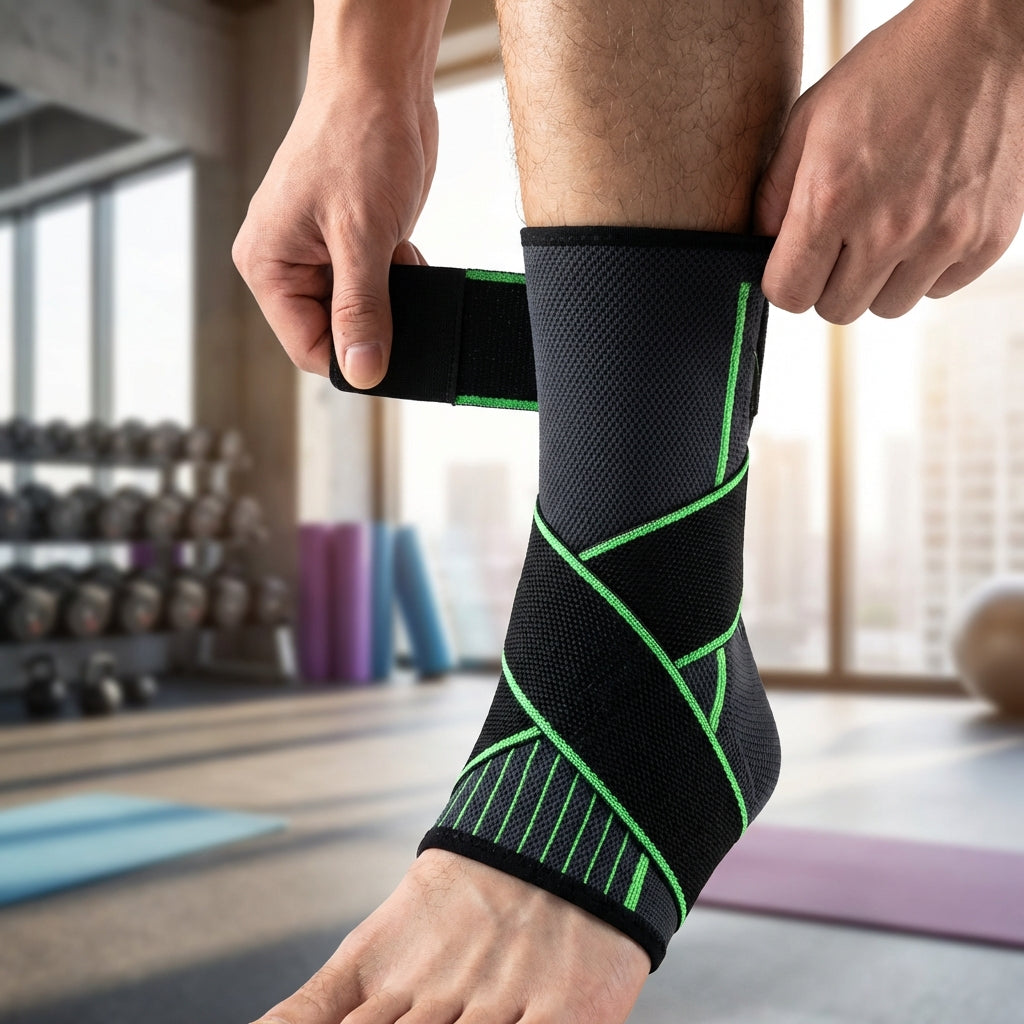 Verstellbare Knöchelbandage Kompressionsstütze Sport Genesung