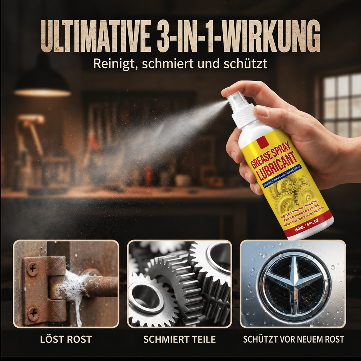 Nordspur | Anti-Rost Schmiersprüh & Rostentferner