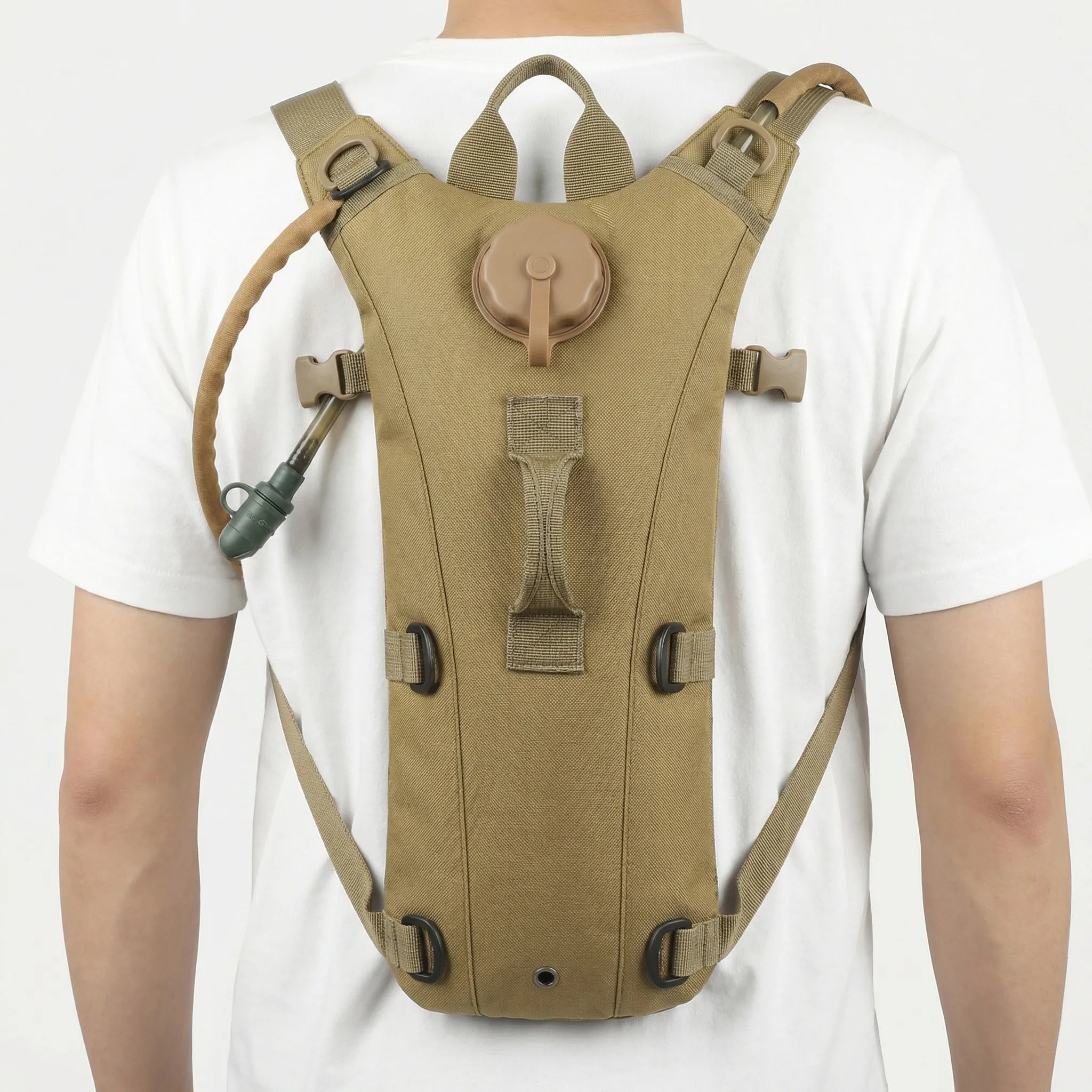 Hydrations-Rucksack mit 3-Liter-Trinkblase, wasserfest, Trinkschlauch