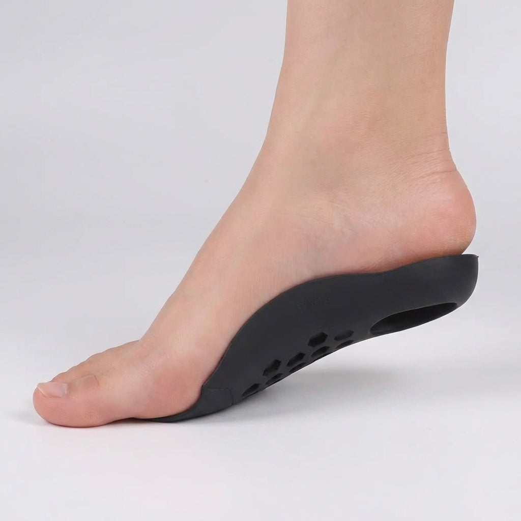 Orthopädische Einlagen mit Fußgewölbe- und Fersenstütze niedrigschaftig