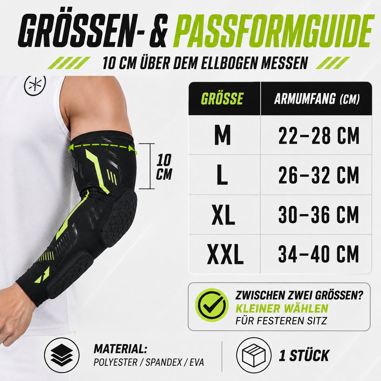 Nordspur | ArmoraGuard Gepolsterte Kompressions-Ellenbogenbandage