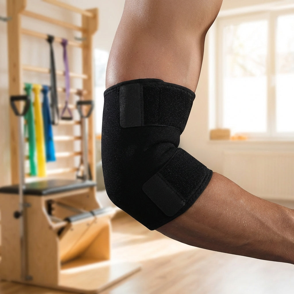 Verstellbare Ellenbogenbandage für Kompression und Gelenkstabilisierung