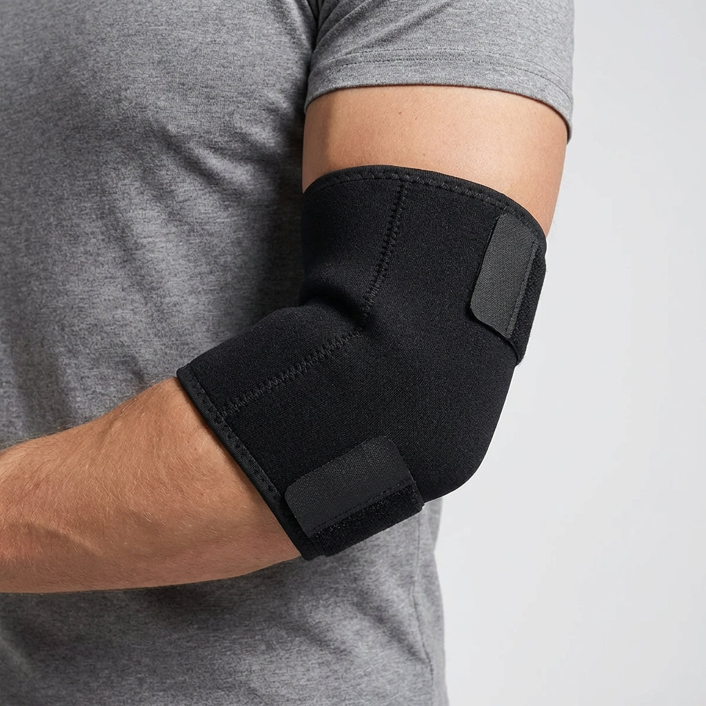 Verstellbare Ellenbogenbandage für Kompression und Gelenkstabilisierung