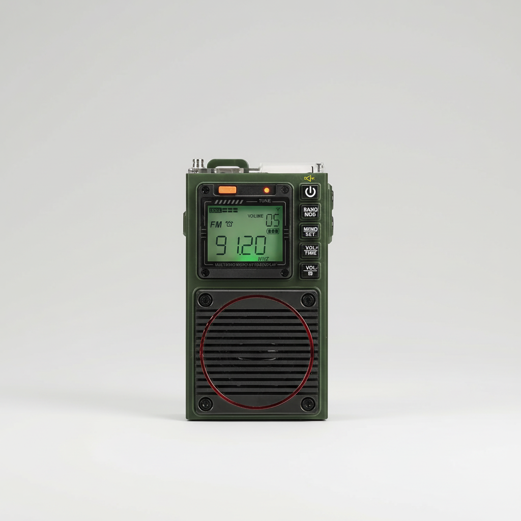 Tragbares Multiband-Radio mit AM-, FM- und Kurzwellentechnologie