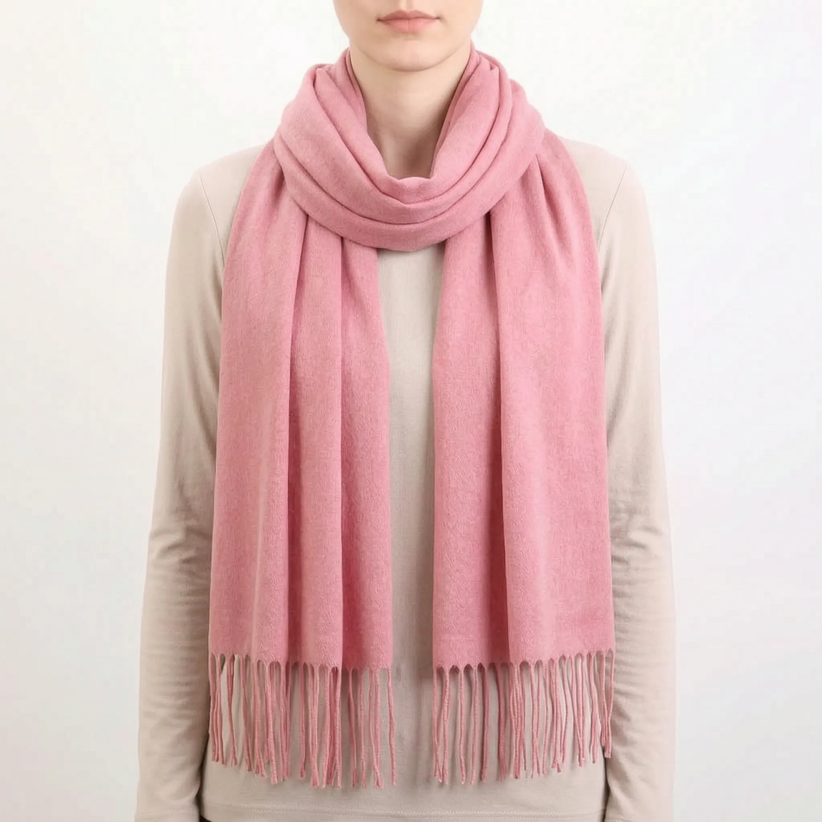 Nordspur | AuraWrap Eleganter Damenschal Mit Quasten