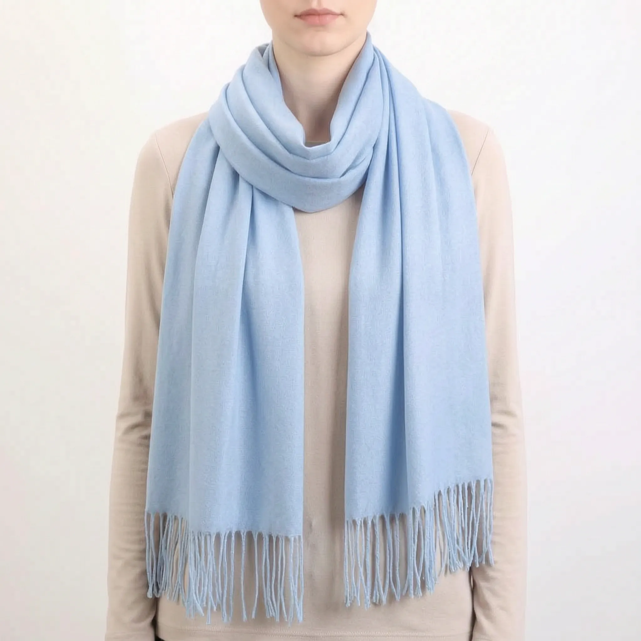 Nordspur | AuraWrap Eleganter Damenschal Mit Quasten