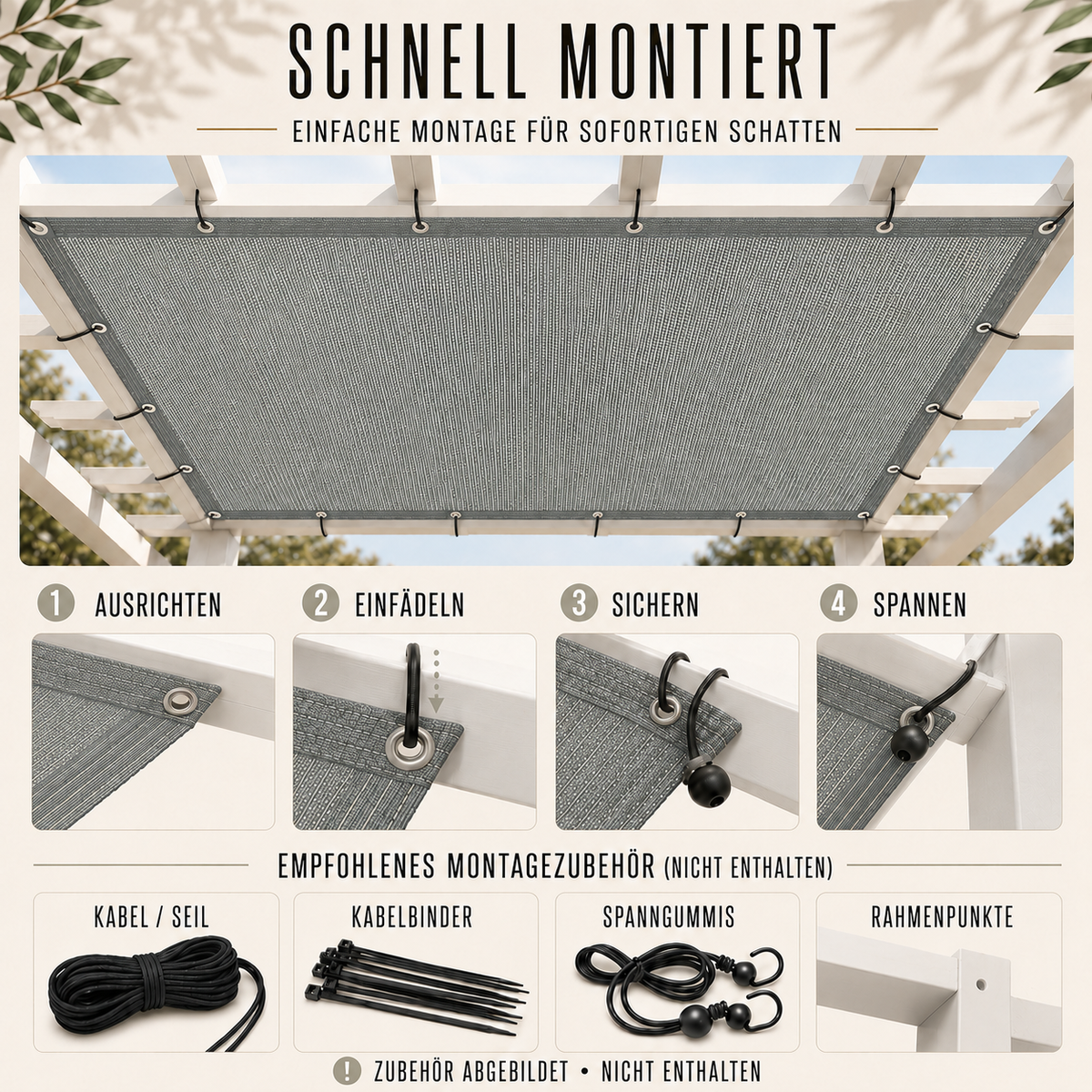 Nordspur | Aurevo Ausziehbares Seitliches Sonnenschutzpanel