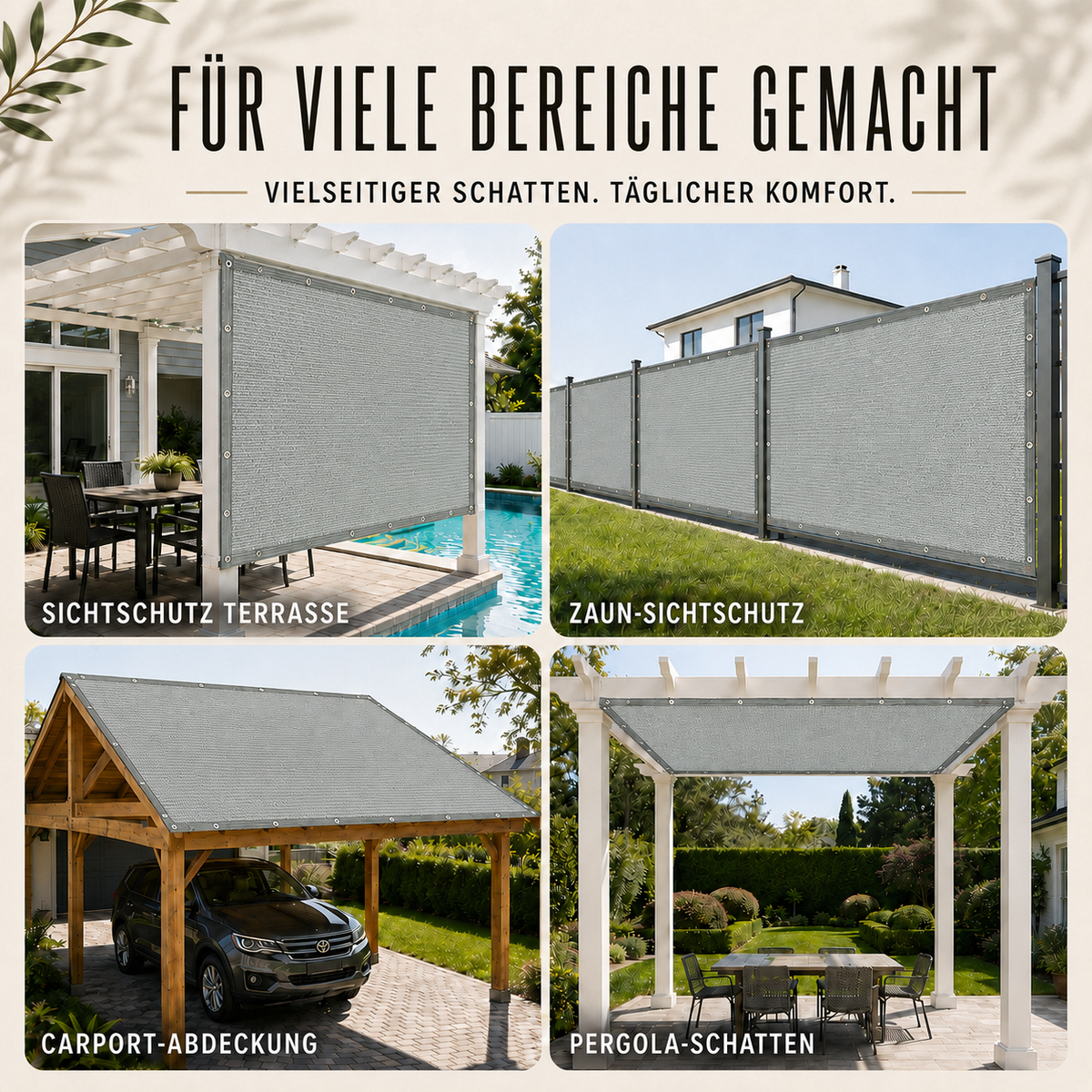 Nordspur | Aurevo Ausziehbares Seitliches Sonnenschutzpanel