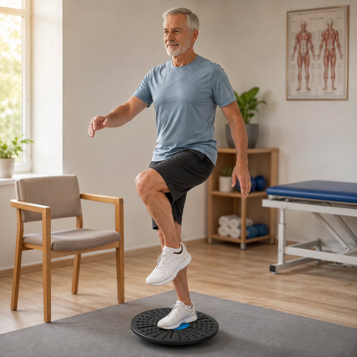 Nordspur | Balansphere Rund-Balanceboard aus Gummi