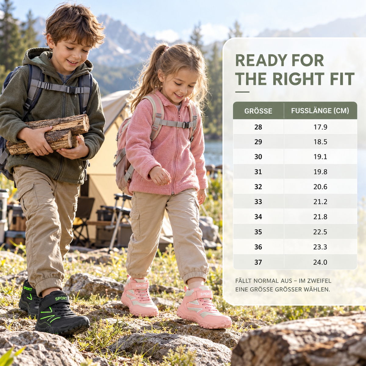 Nordspur | Kinder Barfuß-Stil-Stiefel