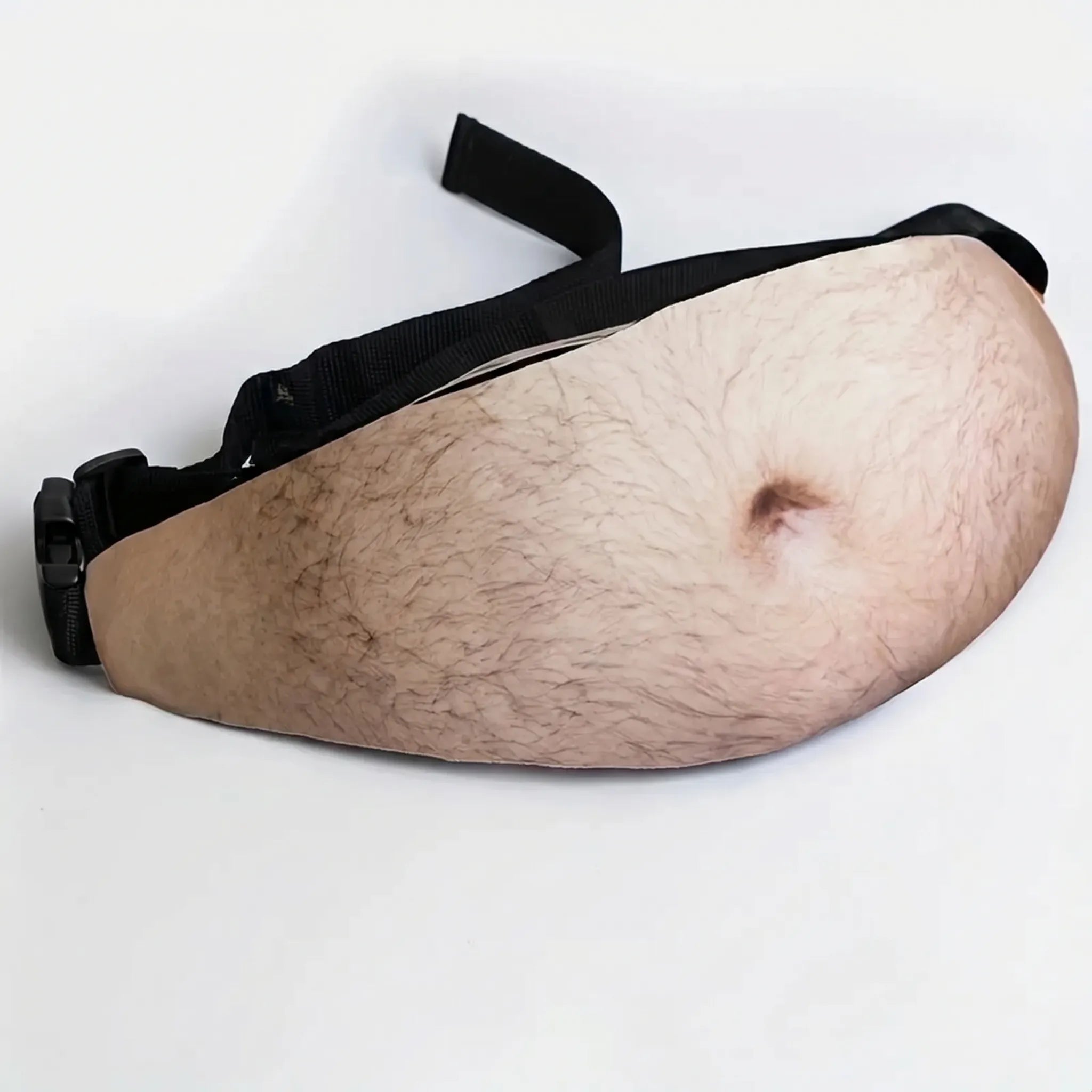 Novelty-Bauchtasche realistischer Bauch 3D-Design mit Reißverschlussfach