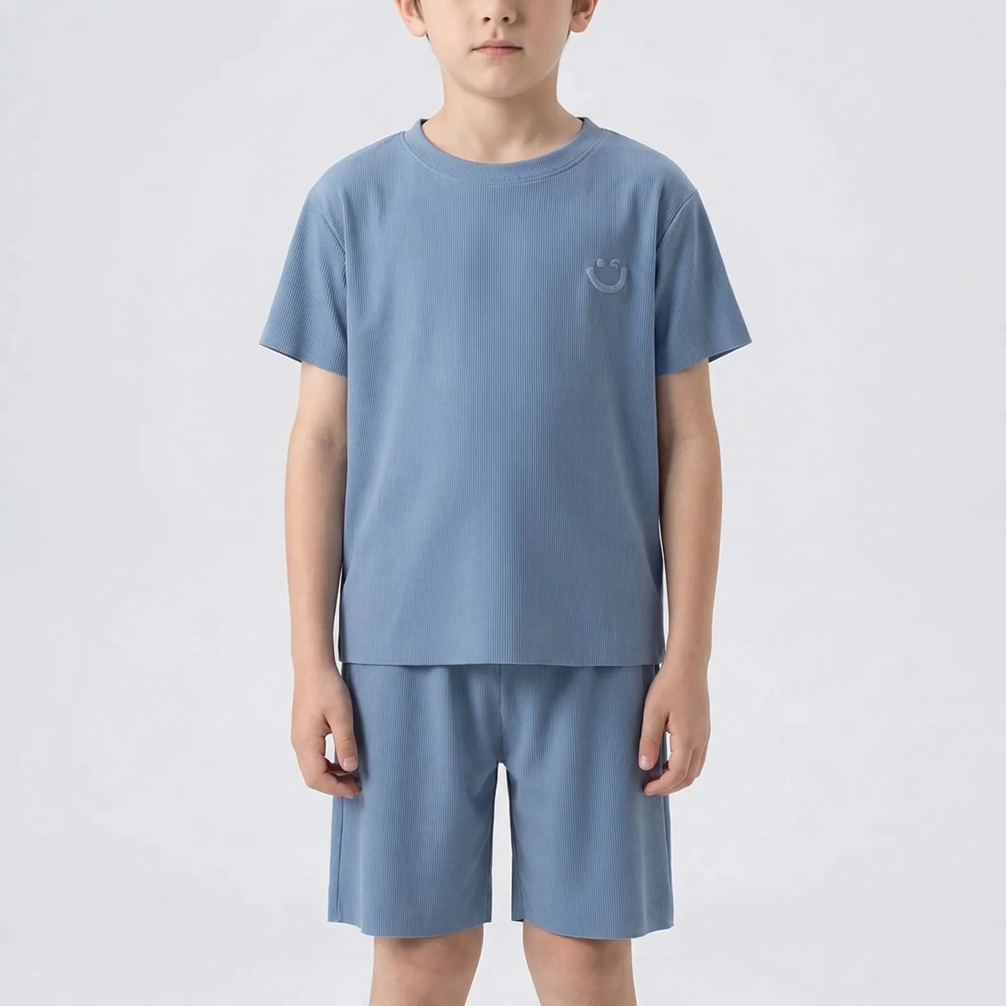Kinder Sommer Kurzarm Shorts Set leicht atmungsaktiv