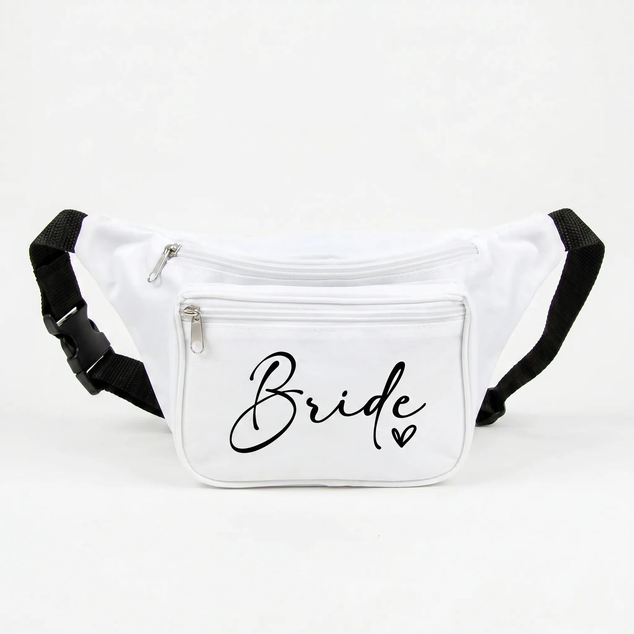 Braut-Gürteltasche mit verstellbarem Schultergurt und Script-Aufdruck