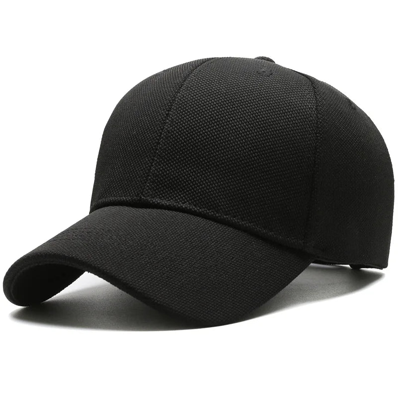 Minimalistische Baseballkappe verstellbar mit flachem Visier für den Alltag