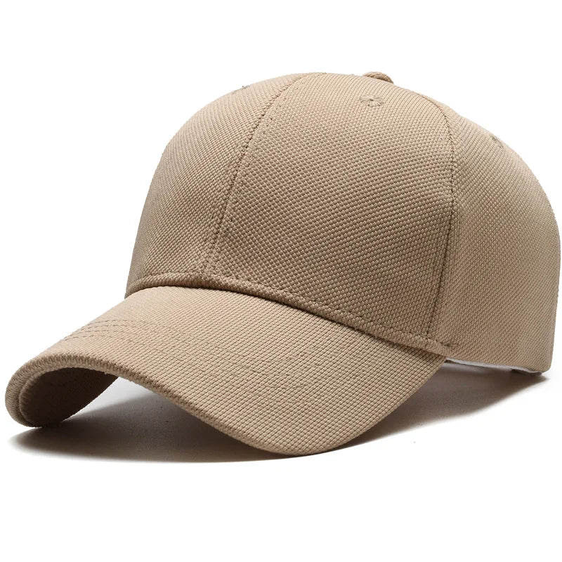 Minimalistische Baseballkappe verstellbar mit flachem Visier für den Alltag
