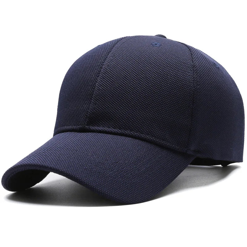 Minimalistische Baseballkappe verstellbar mit flachem Visier für den Alltag