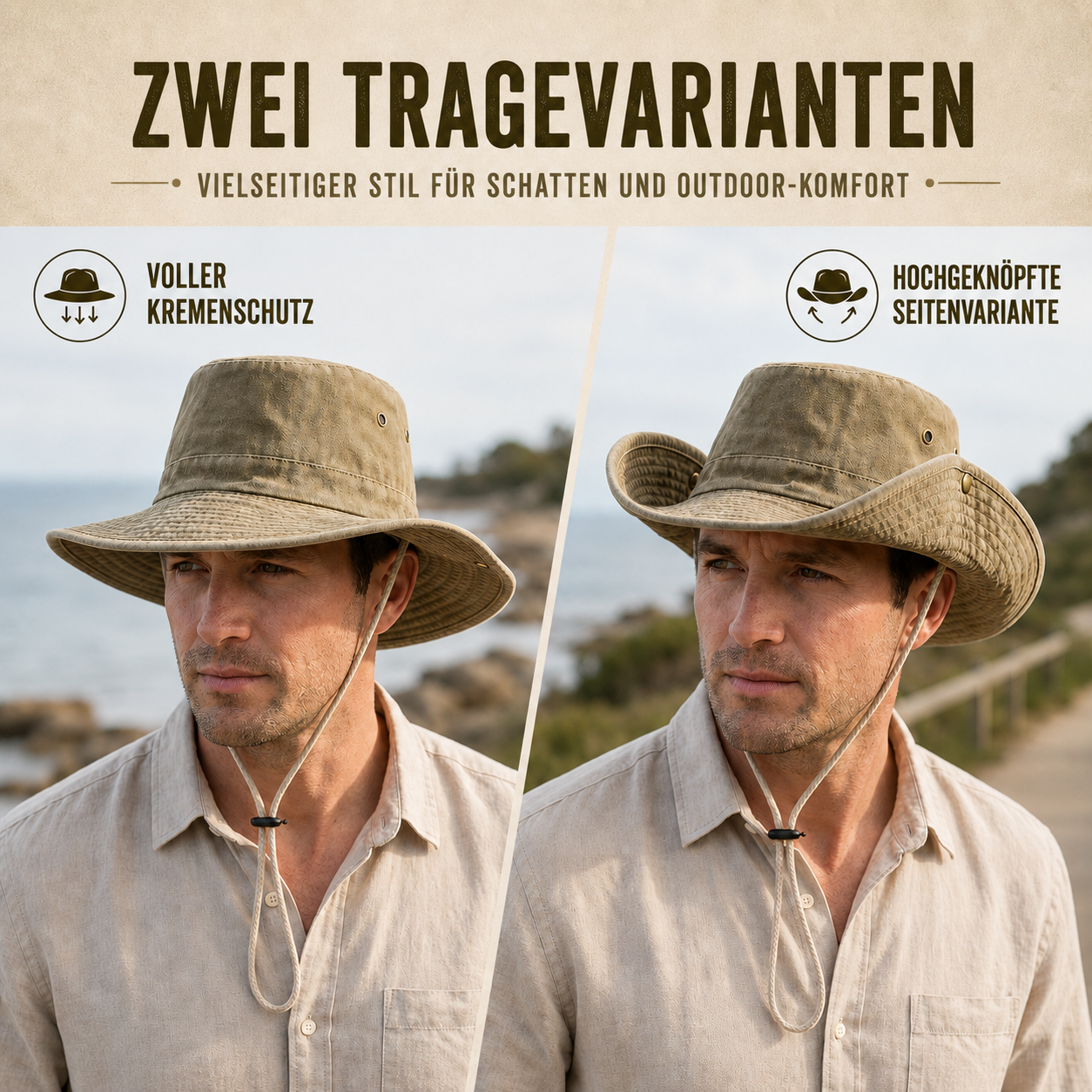 Nordspur | Brimmen Breitrandiger Outdoor-Hut