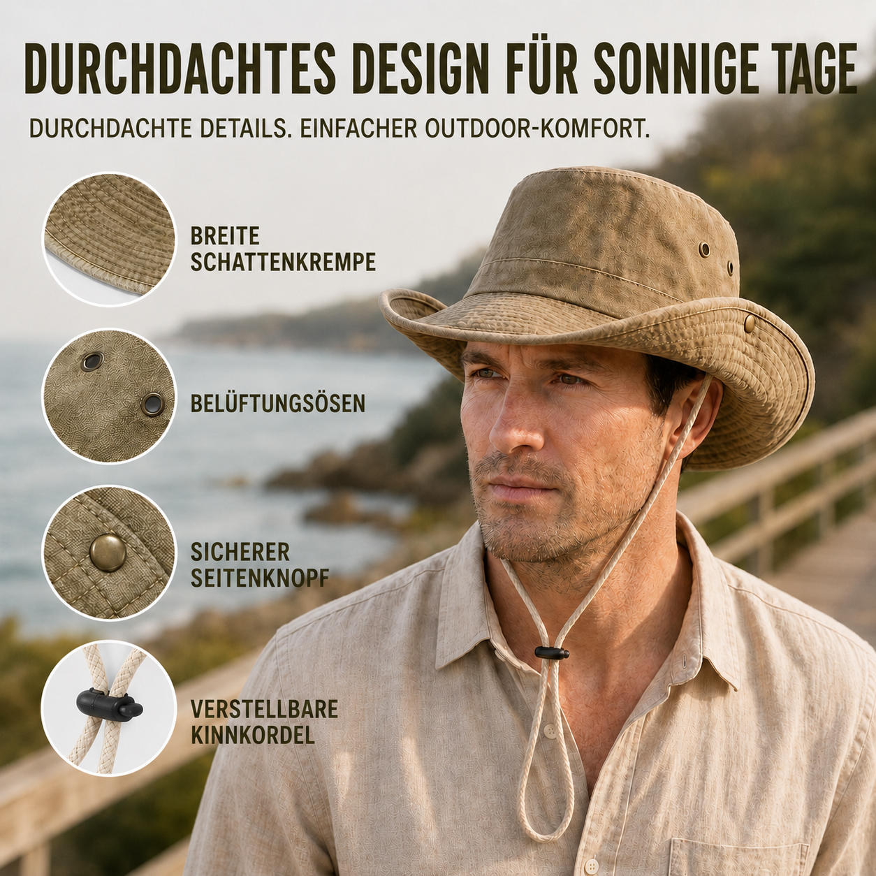 Nordspur | Brimmen Breitrandiger Outdoor-Hut