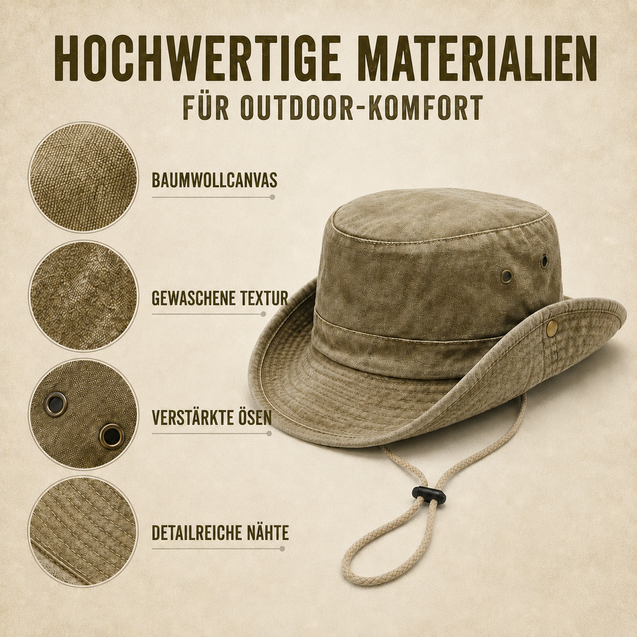 Nordspur | Brimmen Breitrandiger Outdoor-Hut