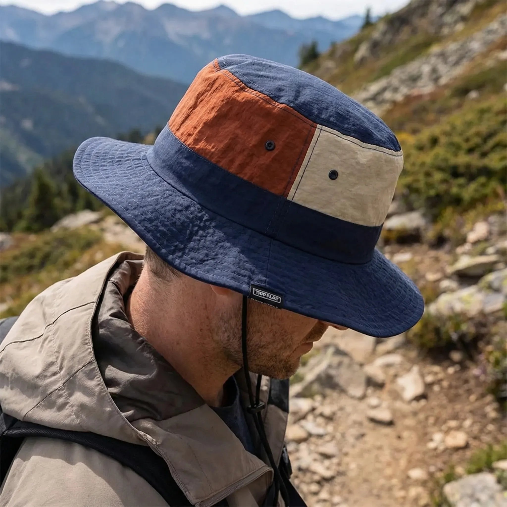 Sonnenhut mit breiter Krempe und UV-Schutz für Outdoor-Aktivitäten