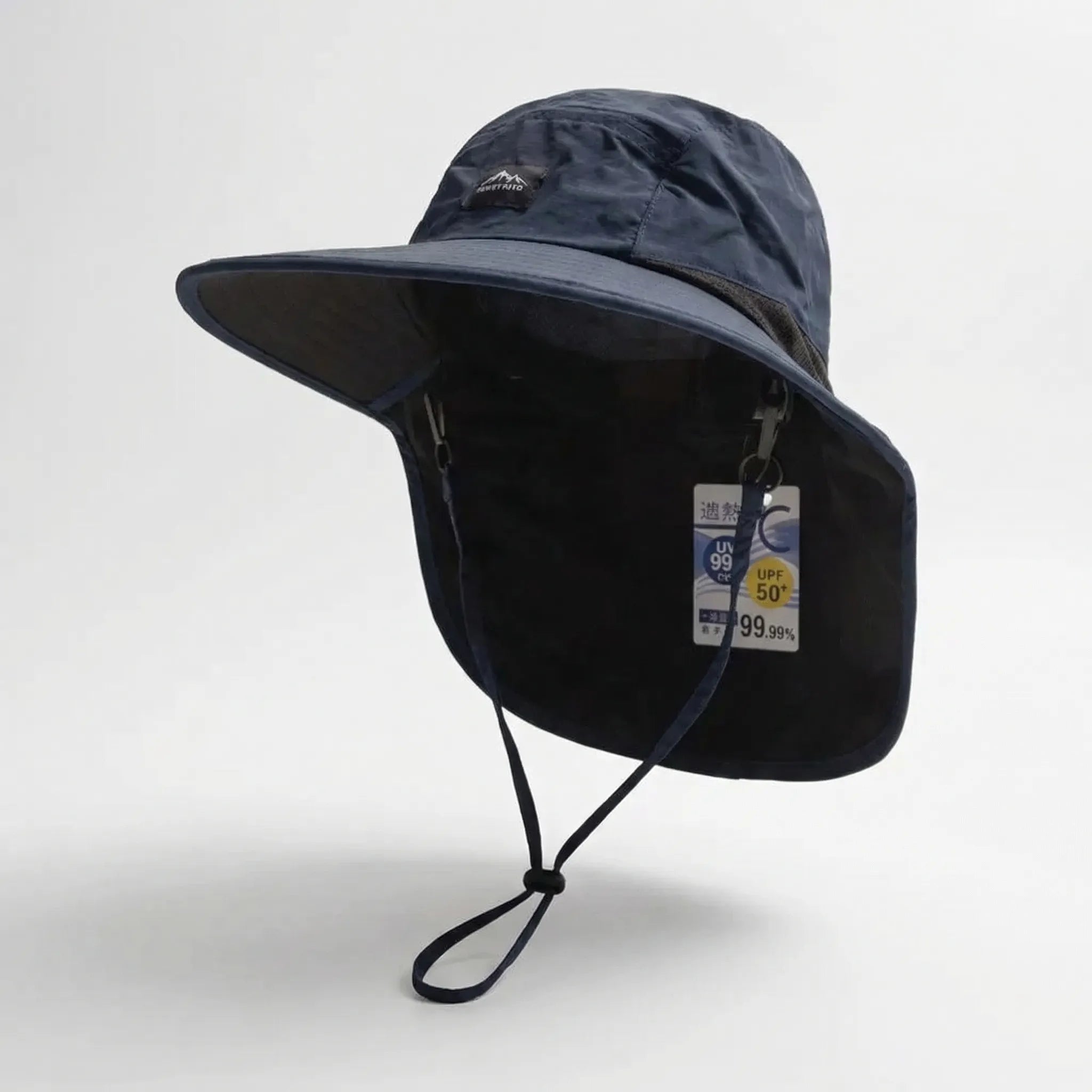 Outdoorhut mit breiter Krempe und Nackenschutz für UV-Schutz