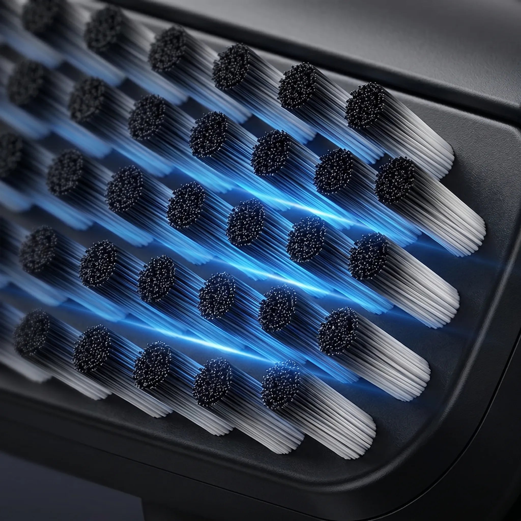 Kabellose Grillbürste mit motorisiertem Rotationskopf und Edelstahl-Borsten