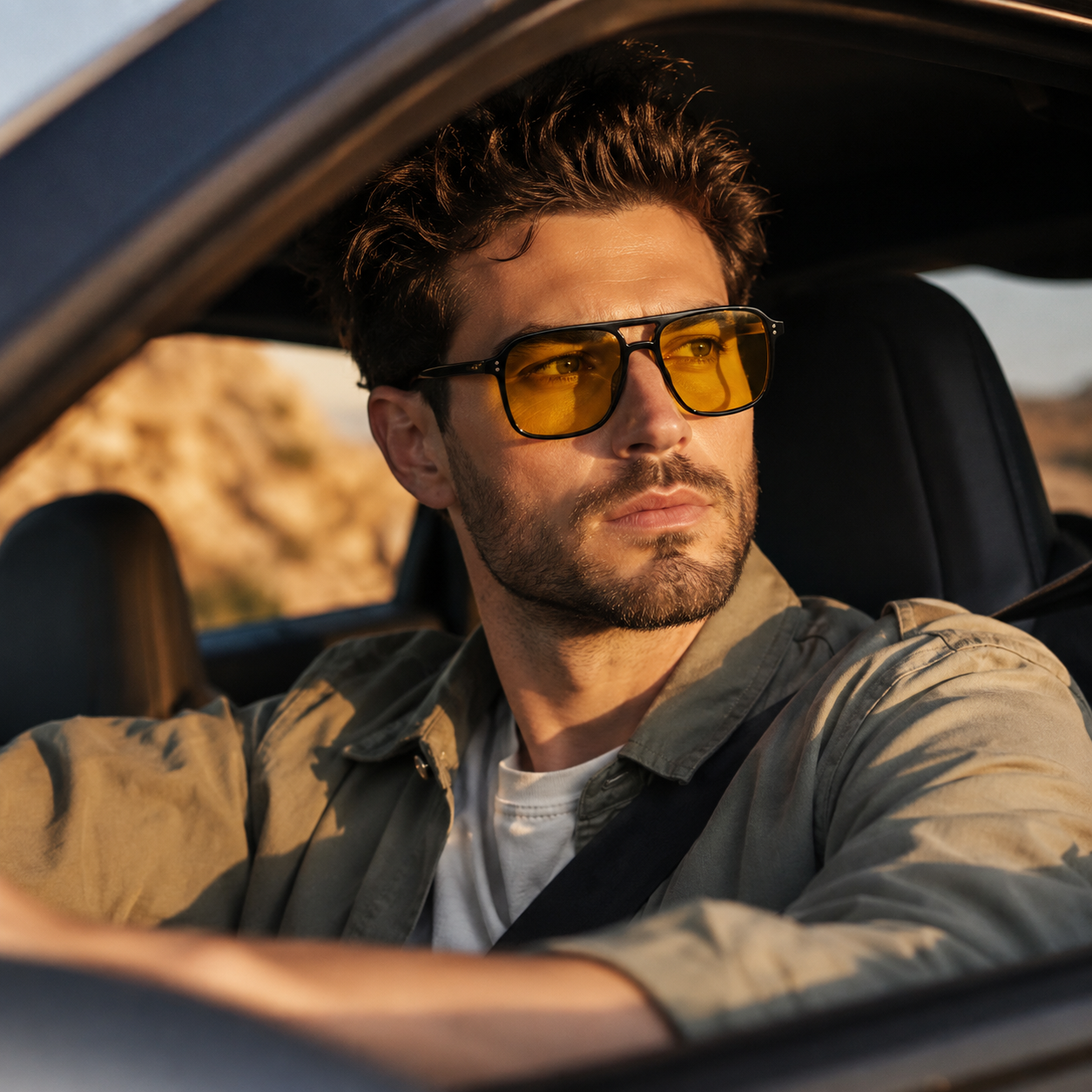 Nordspur | Brixton Doppelsteg-Sonnenbrille Quadratisch