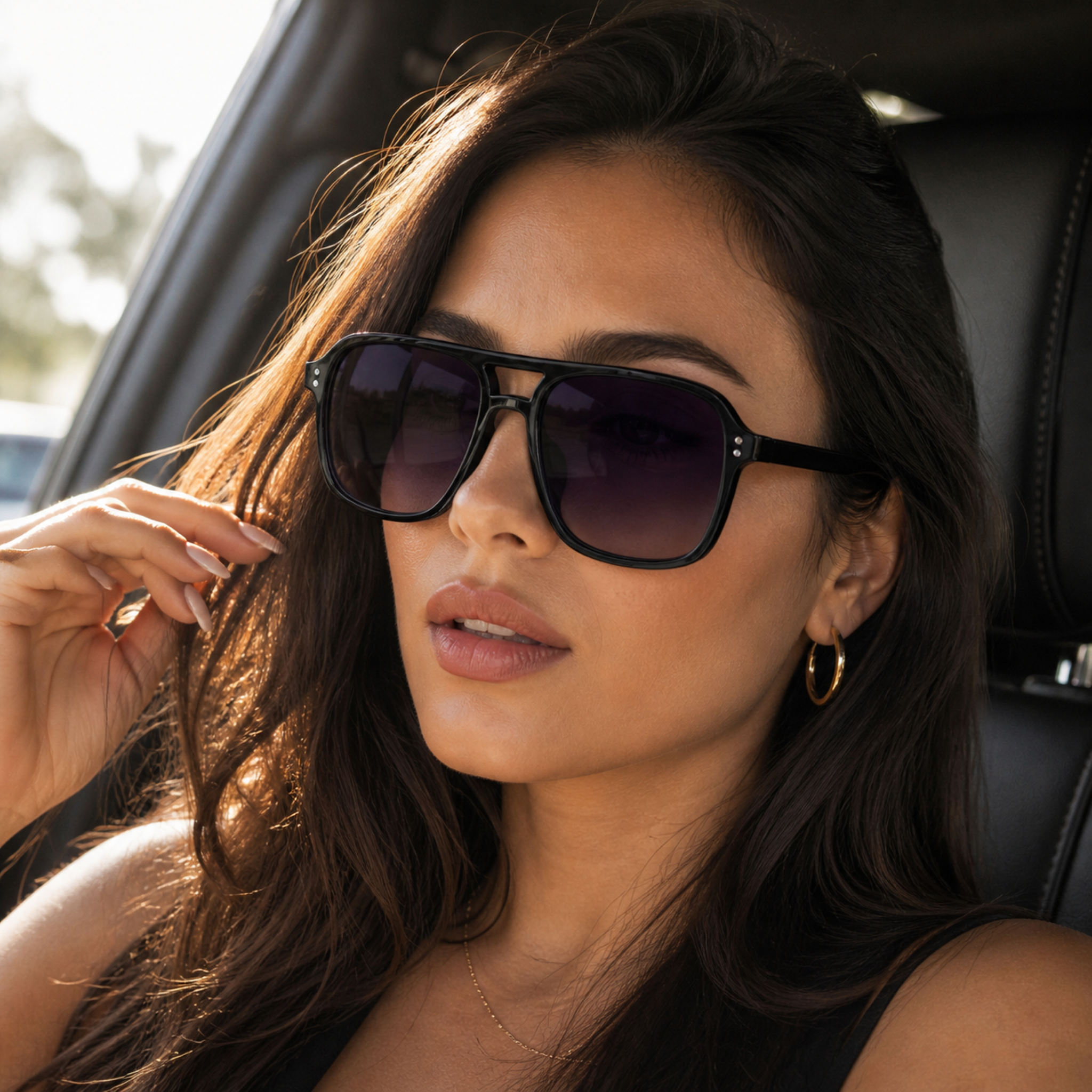 Nordspur | Brixton Doppelsteg-Sonnenbrille Quadratisch
