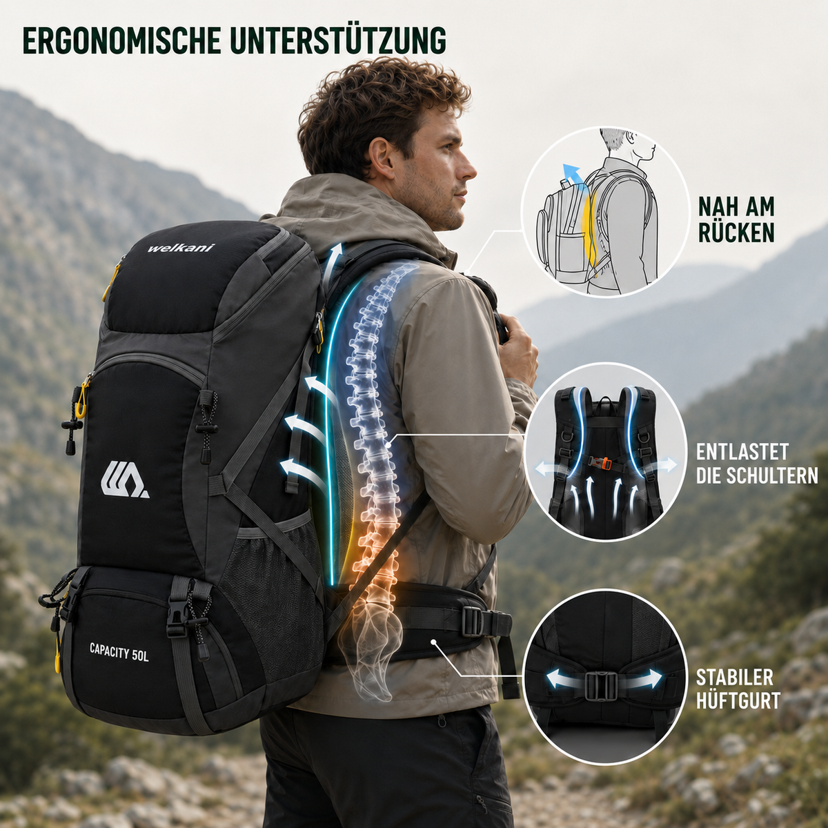 Nordspur | Cairnfold Trail Rucksack