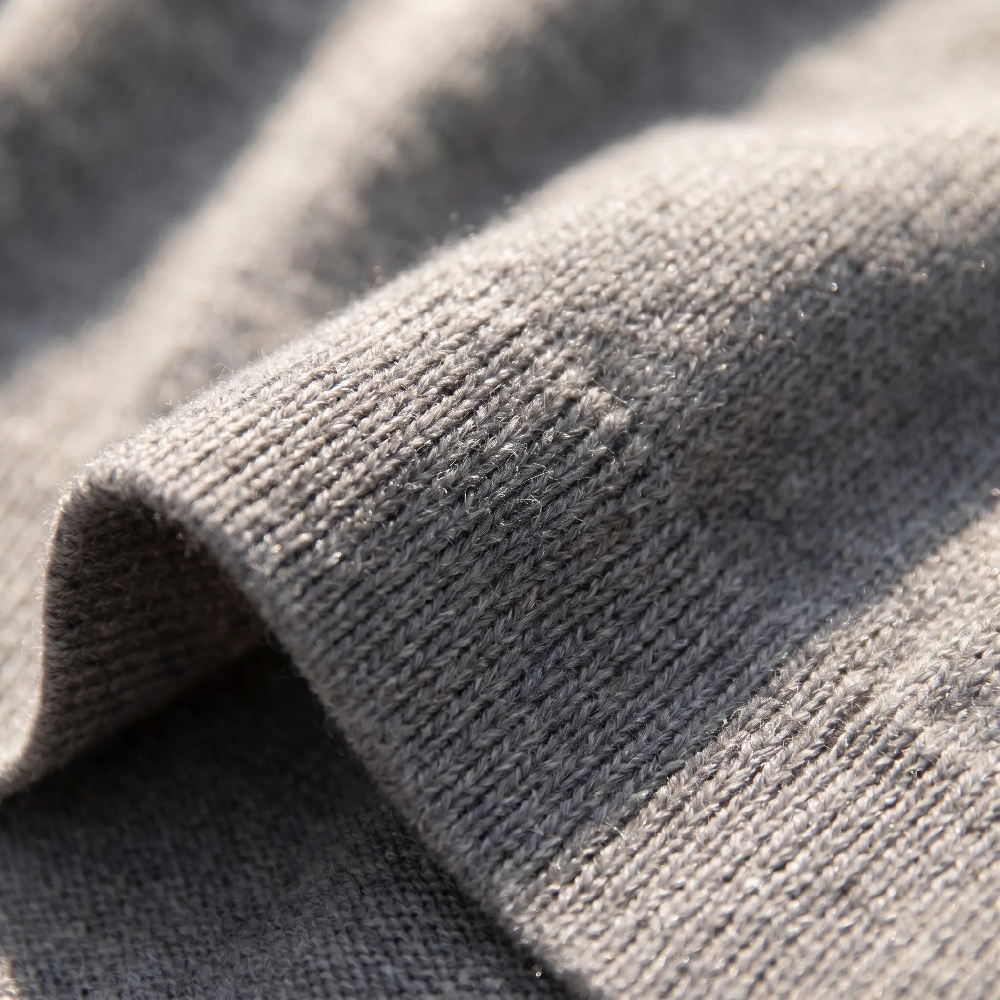 Damenstrickjacke Langarm Rundhals gerippte Verarbeitung Alltagsmode