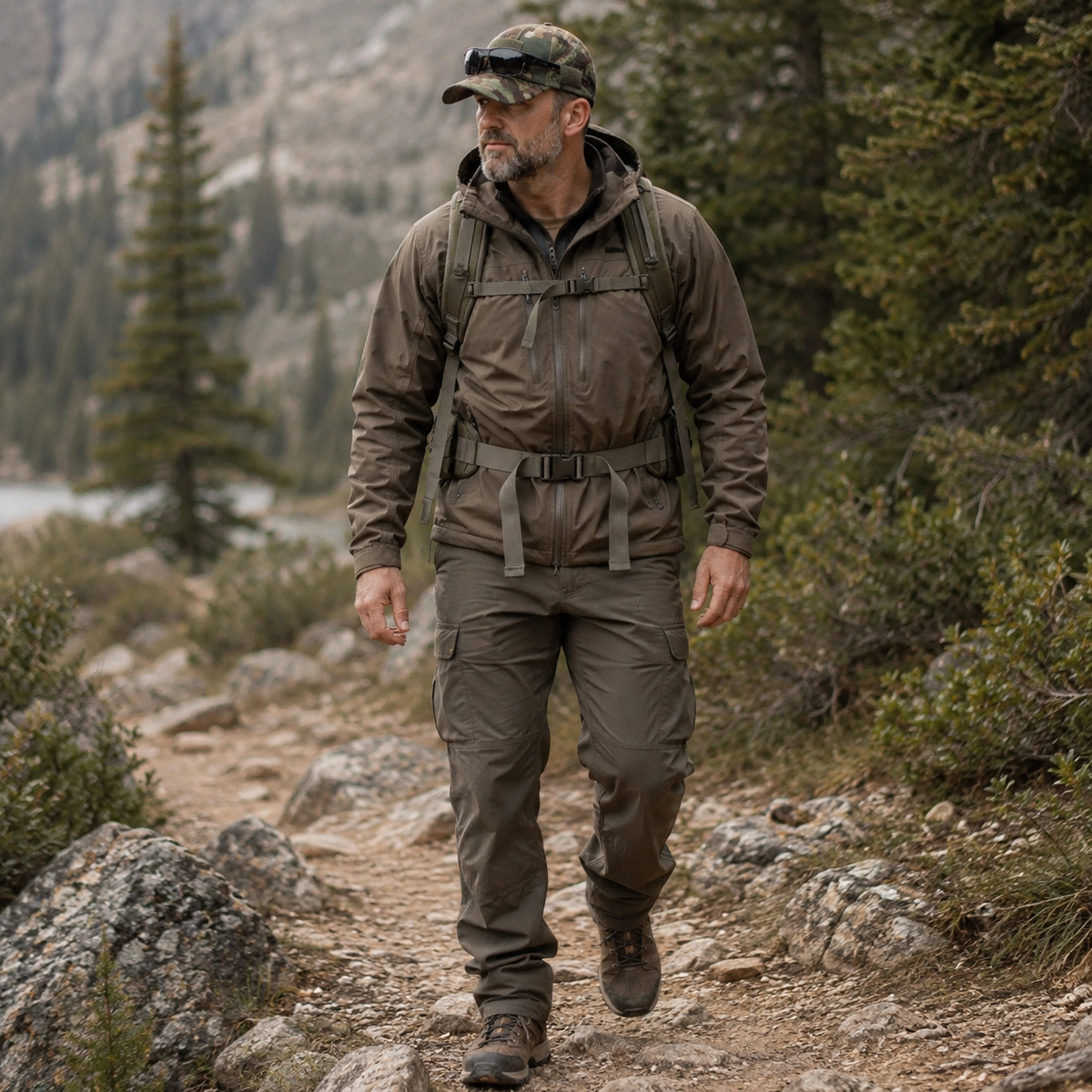 Nordspur | Camoflekt Verstellbare Baseballkappe mit Camouflage-Muster