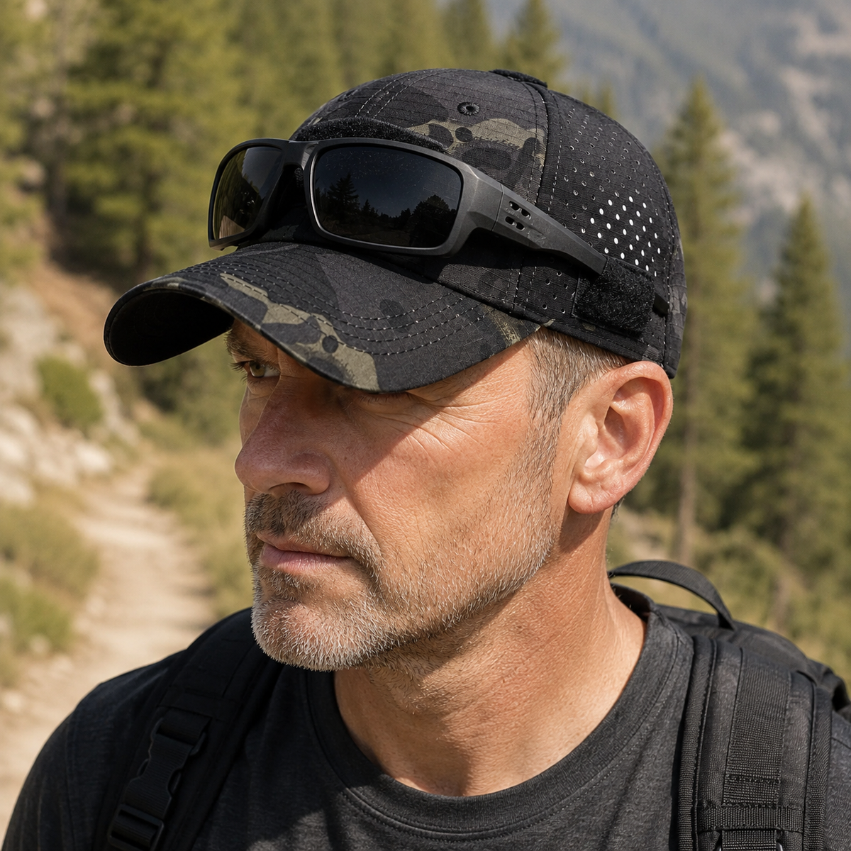 Nordspur | Camoflekt Verstellbare Baseballkappe mit Camouflage-Muster