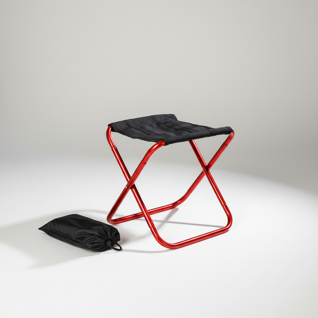 Klappbarer Campinghocker ultraleicht tragbar für Outdoor-Aktivitäten