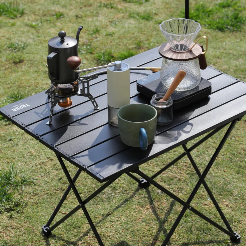 Leichter Campingtisch klappbar Aluminium mit Tragetasche