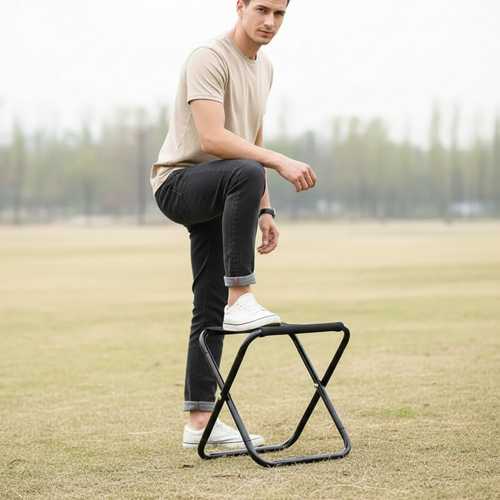 Klappbarer Campinghocker leicht tragbar für Outdoor und Camping