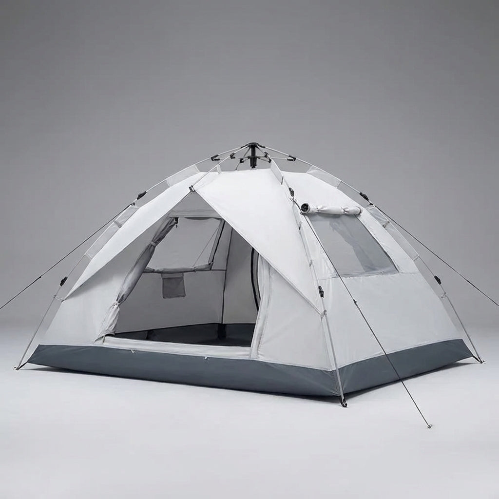 Automatisches Campingzelt für 3-4 Personen, schnell aufbaubar, mit Sonnenschutz