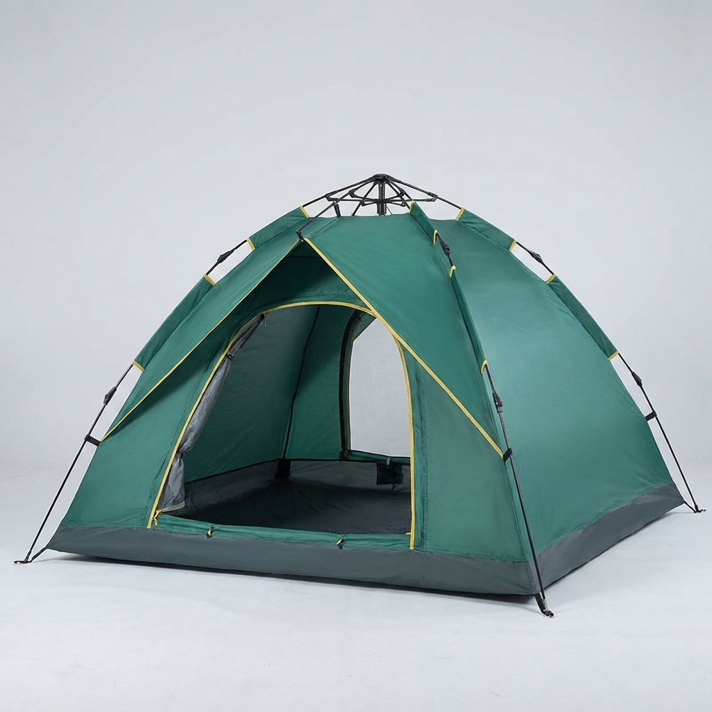 Automatisches Campingzelt für 3-4 Personen, schnell aufbaubar, mit Sonnenschutz