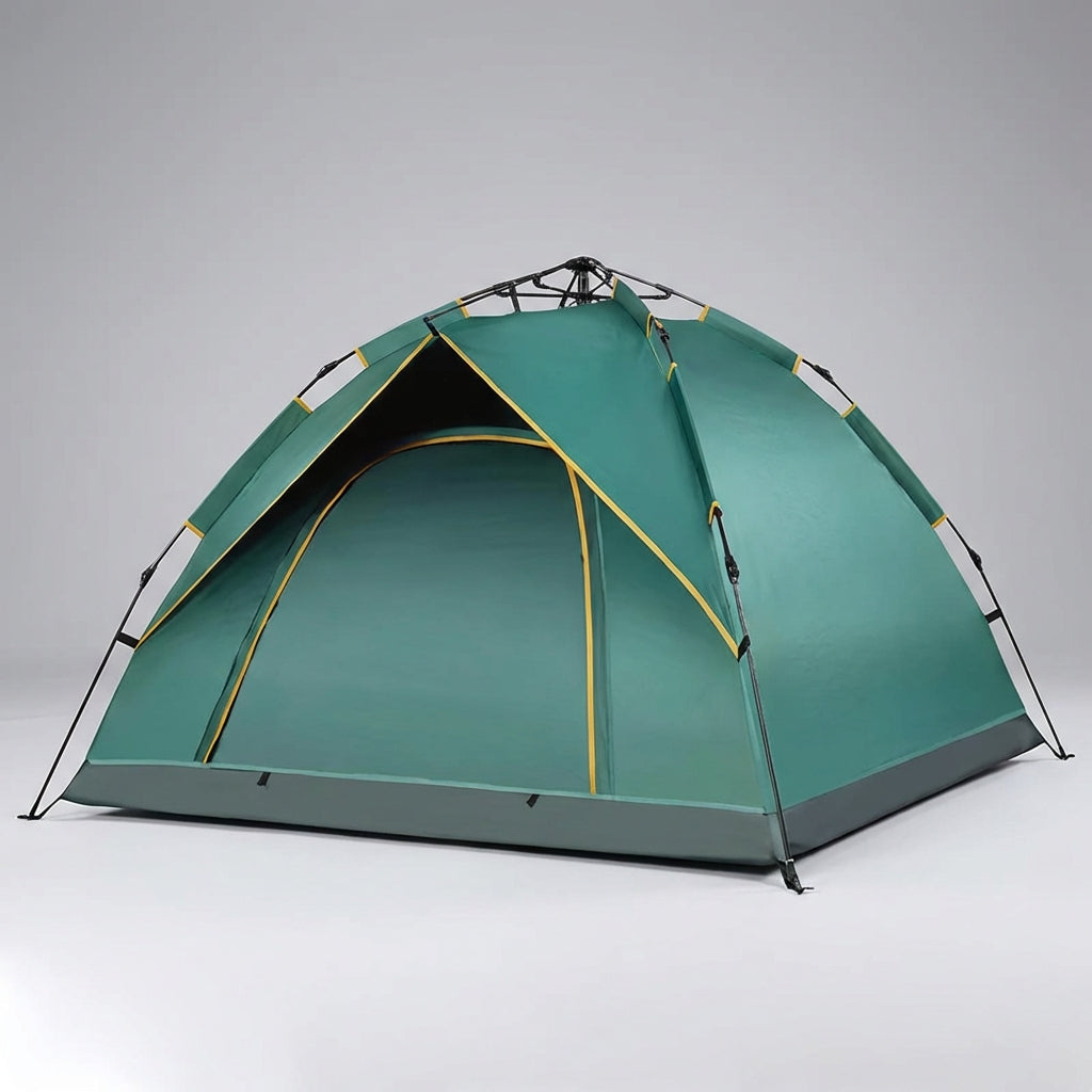 Automatisches Campingzelt für 3-4 Personen, schnell aufbaubar, mit Sonnenschutz