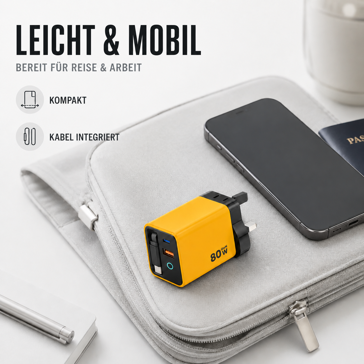 Nordspur | Chargenix GaN Schnellladegerät mit USB-C