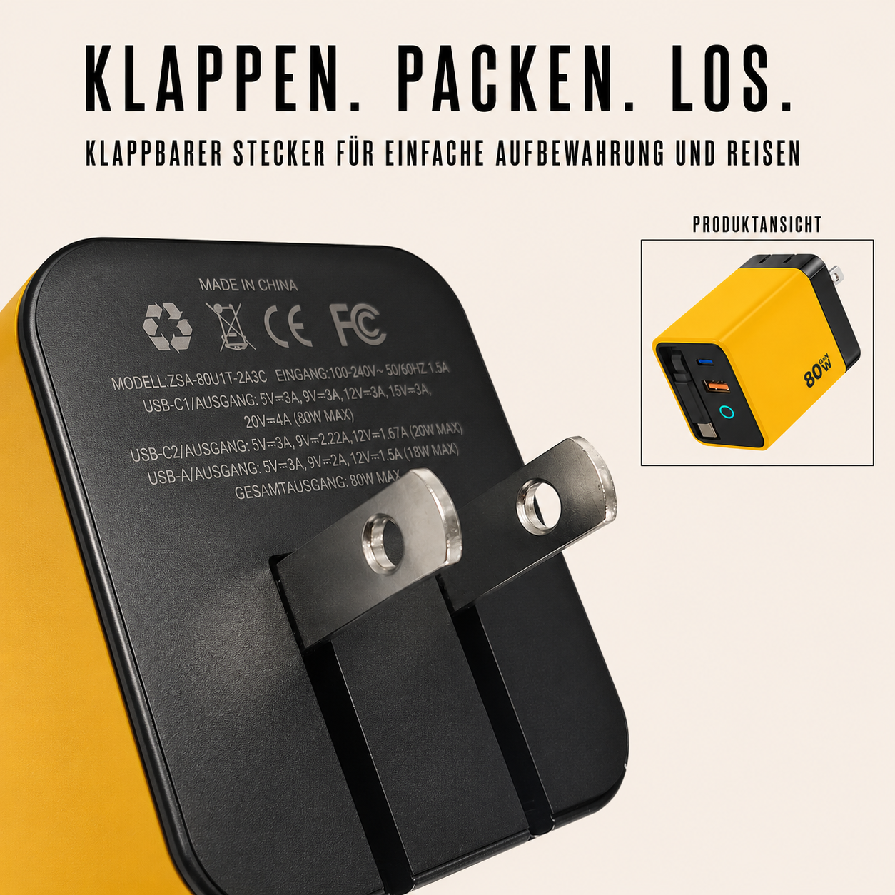 Nordspur | Chargenix GaN Schnellladegerät mit USB-C