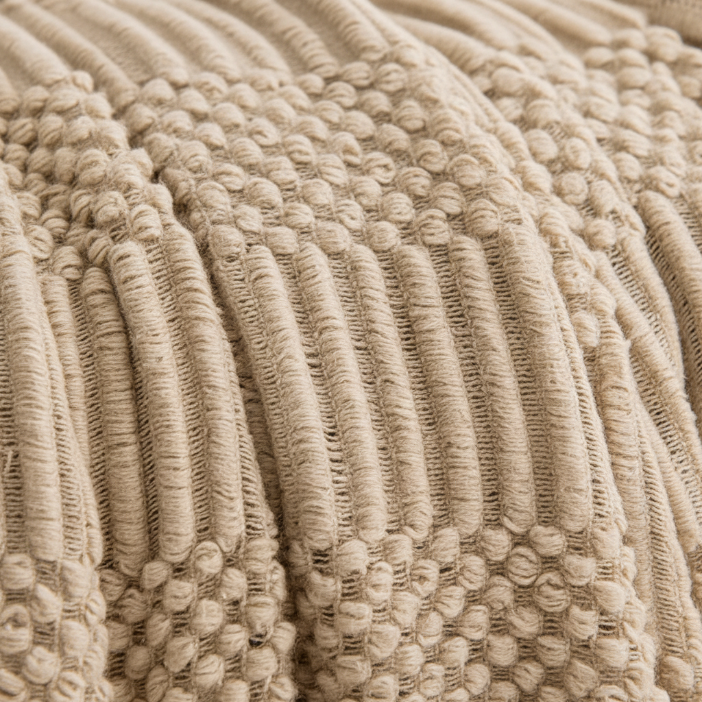 Chunky-Knit-Decke mit Quastenkanten für Sofa und Bett
