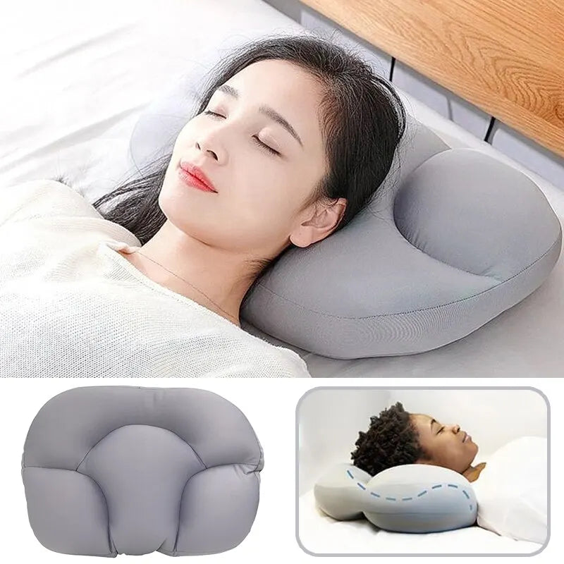 Ergonomisches Nackenkissen Eiform mit weichem Schaumstoffbezug