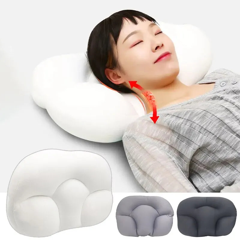 Ergonomisches Nackenkissen Eiform mit weichem Schaumstoffbezug
