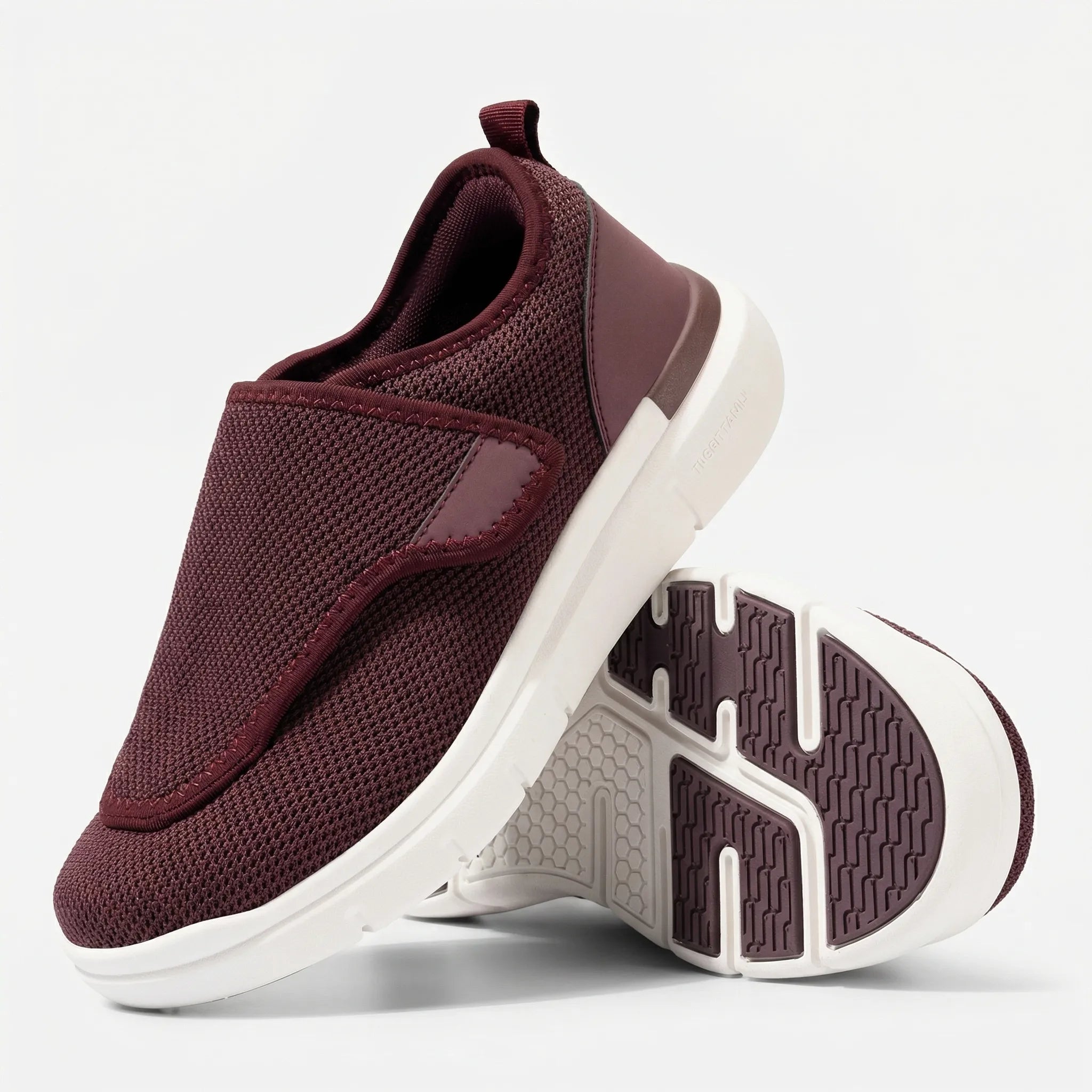 Extrabreite Gehschuhe mit Klettverschluss atmungsaktiv gepolstert