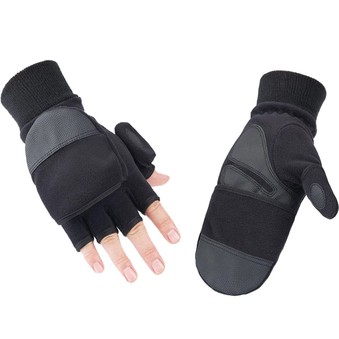 Winterhandschuhe umwandelbar mit Flipfunktion zu fingerlos windabweisend