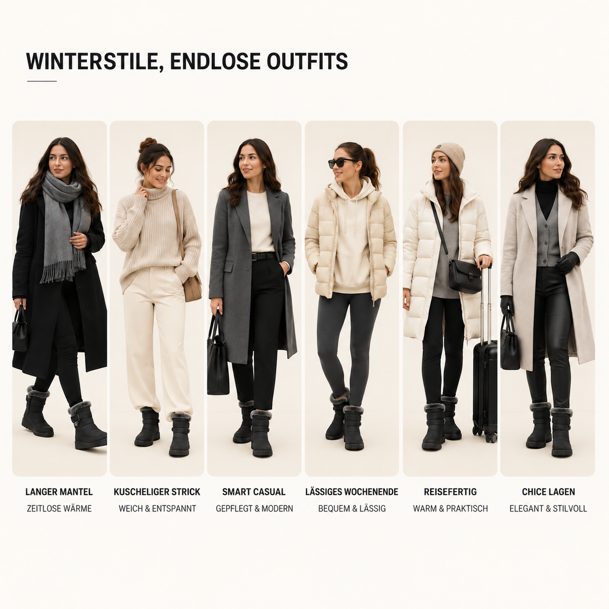 Nordspur | Damen Winterstiefel gefüttert wasserdicht