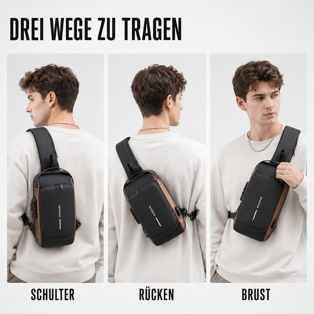 Nordspur | Diebstahlsichere Brusttasche