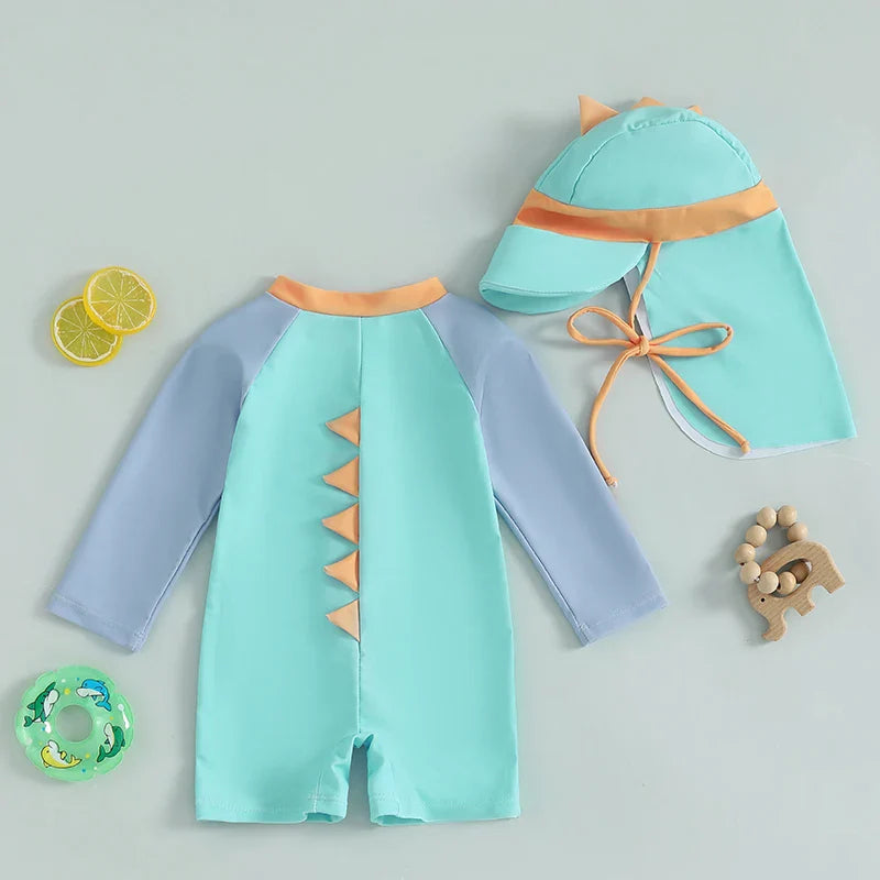 Nordspur | DinoSplash Long Sleeve Swim Romper