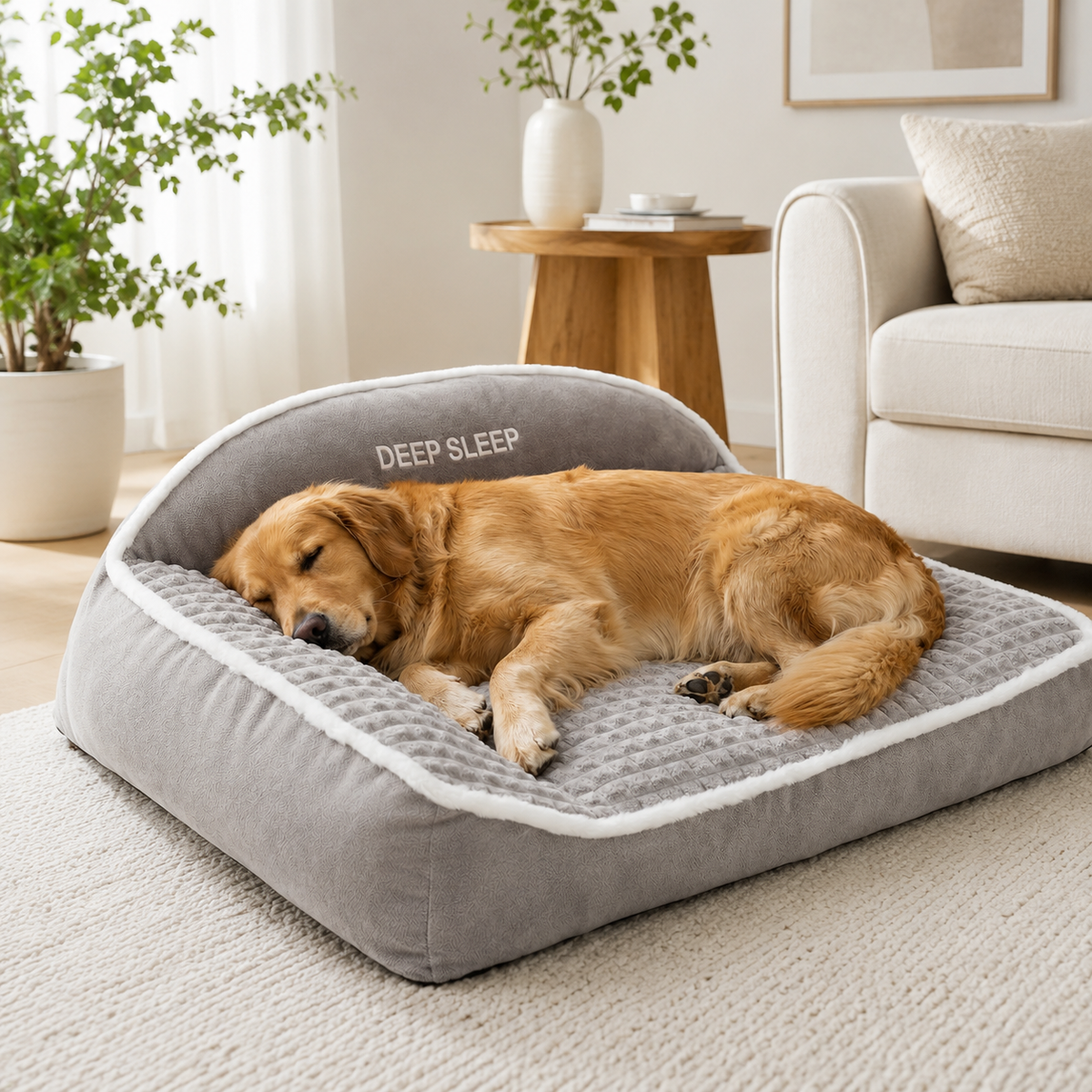 Nordspur | Dozewick Orthopädisches Sofa-Hundebett für große Hunde
