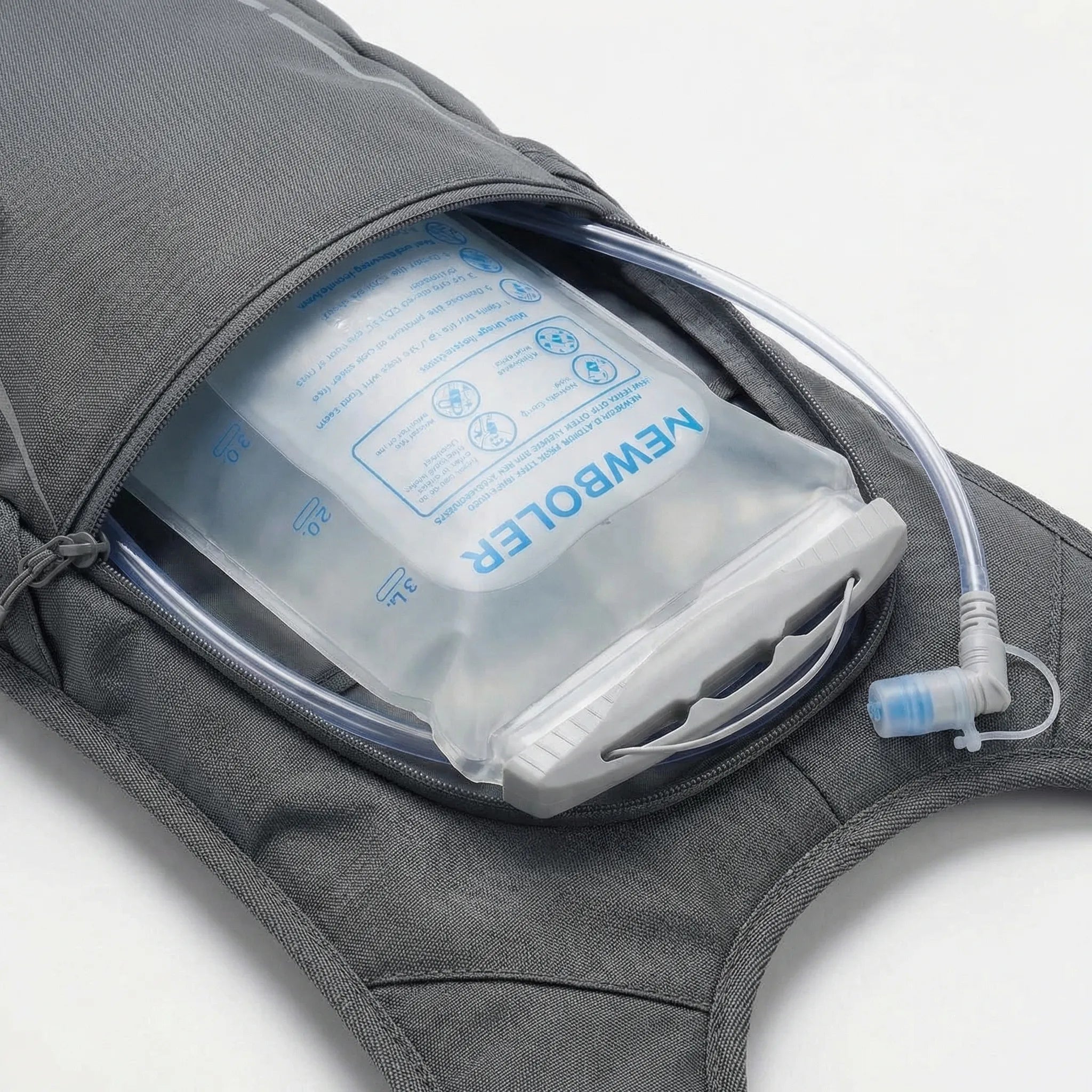 Tragbarer Hydratationsblase mit Trinktube, BPA-frei, 2L und 3L